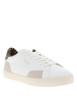 Thumbnail Tennis Juniper blanches ornées d'empiècements suédés à talon plat - Image 2
