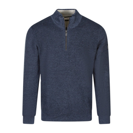 Pull marine à coupe droite pourvu d'un col...