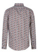 Thumbnail Chemise en coton multicolore à coupe droite pourvue d'un col à revers - Image 2