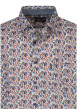 Thumbnail Chemise en coton multicolore à coupe droite pourvue d'un col à revers - Image 3