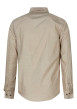 Thumbnail Chemise en coton beige à coupe droite pourvue d'un col boutonné - Image 2