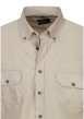 Thumbnail Chemise en coton beige à coupe droite pourvue d'un col boutonné - Image 3