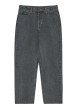 Thumbnail Jean en coton gris à coupe droite pourvu de poches classiques