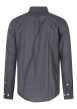 Thumbnail Chemise en coton noire et blanche à motifs avec un col américain - Image 2