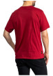 Thumbnail T-shirt en coton rouge avec un grand imprimé pourvu d'une coupe droite - Image 2