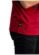 Thumbnail T-shirt en coton rouge avec un grand imprimé pourvu d'une coupe droite - Image 4