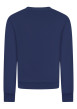 Thumbnail Sweat en coton bleu à coupe droite pourvu d'un col rond et de manches longues - Image 2
