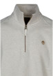 Thumbnail Sweat en coton beige à coupe droite pourvu d'un col camionneur - Image 3