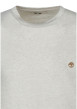 Thumbnail T-shirt en coton beige à coupe droite pourvu de manches courtes - Image 3