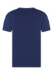 Thumbnail T-shirt en coton bleu à coupe droite pourvu de manches courtes - Image 2