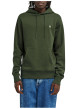 Thumbnail Sweat en coton mélangé vert à coupe droite pourvu d'un col à capuche - Image 3