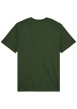 Thumbnail T-shirt en coton biologique vert à coupe droite pourvu d'un col rond - Image 2