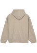 Thumbnail Veste beige à coupe droite pourvue d'un col à capuche et de manches longues - Image 2