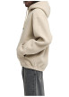 Thumbnail Veste beige à coupe droite pourvue d'un col à capuche et de manches longues - Image 4