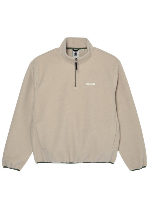 Sweat beige pourvu d'une coupe ample et d'un...
