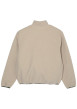 Thumbnail Sweat beige pourvu d'une coupe ample et d'un col camionneur à zip - Image 2