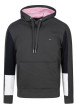 Thumbnail Sweat à capuche en coton kaki uni avec une coupe droite et des manches longues