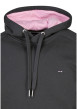 Thumbnail Sweat à capuche en coton kaki uni avec une coupe droite et des manches longues - Image 3
