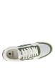 Thumbnail Tennis Hazel en cuir blanc à logo embossé et aérations sur le bout - Image 5