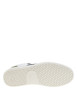 Thumbnail Tennis Hazel en cuir blanc à logo embossé et aérations sur le bout - Image 6