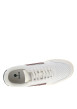 Thumbnail Tennis Hazel en cuir blanc à logo embossé et aérations sur le bout - Image 5