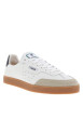 Thumbnail Tennis Lumbo blanches en cuir à talon plat et languette crantée - Image 2