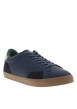 Thumbnail Tennis Juniper bleu marine à empiècements en textile suédé et talon plat - Image 2