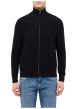 Thumbnail Gilet en coton noir pourvu d'une coupe droite et d'un col montant - Image 3