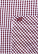 Thumbnail Chemise en coton bordeaux à coupe droite pourvue d'un col à revers - Image 2