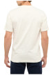Thumbnail T-shirt en coton écru à coupe droite pourvu d'un col rond ras-du-cou - Image 4
