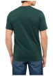 Thumbnail T-shirt en coton vert à coupe droite pourvu d'un col rond ras-du-cou - Image 4