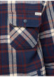 Thumbnail Surchemise en coton marine pourvue d'une coupe droite et d'un col à revers - Image 4