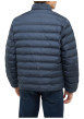 Thumbnail Doudoune bleue pourvue d'une coupe droite et d'un col montant - Image 3