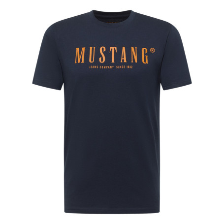 T-shirt en coton marine pourvu d'une coupe...