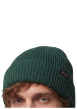 Thumbnail Bonnet vert en maille tricotée épaisse siglé du nom de la marque - Image 3