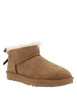 Thumbnail Boots Ultra Mini Bailey Bow en cuir suédé sable à talon plat ornées d'un nœud - Image 2