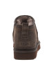 Thumbnail Boots M Classic Ultra Mini en cuir suédé chocolat à empiècement bi-matière - Image 4