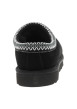 Thumbnail Mules M Tasman Ii en cuir suédé noires à talon plat et surpiqûres bicolores - Image 4