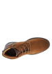 Thumbnail Boots camel à talon décroché bas pourvues d'un zip et des lacets ronds - Image 5