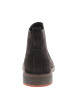 Thumbnail Boots en cuir marron à talon décroché bas pourvues d'un soufflets élastiqués - Image 4