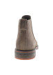 Thumbnail Boots taupe en cuir nubuck à talon décroché bas avec un soufflets élastiqués - Image 4