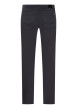 Thumbnail Pantalon anthracite en coton mélangé à coupe ajustée et finitions 5 poches - Image 2