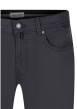 Thumbnail Pantalon anthracite en coton mélangé à coupe ajustée et finitions 5 poches - Image 3