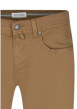 Thumbnail Pantalon en coton mélangé flanelle moutarde doté d'une coupe droite - Image 3