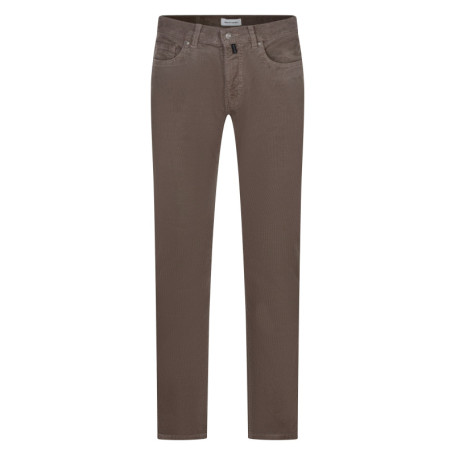 Pantalon 5 poches en velours de coton côtelé...