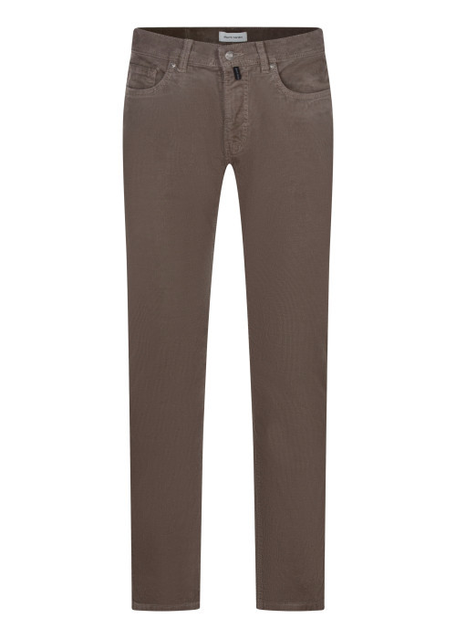 Pantalon 5 poches en velours de coton côtelé...