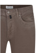 Thumbnail Pantalon 5 poches en velours de coton côtelé taupe avec une coupe droite - Image 3