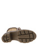 Thumbnail Bottes taupe à talon décroché moyen pourvues de lacets et d'un zip latéral - Image 6