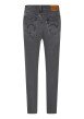 Thumbnail Jean Wedgie Slim gris délavé en coton pourvu d'une taille haute - Image 2