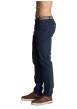 Thumbnail Pantalon chino bleu marine à coupe ajustée en coton pourvu de quatre poches - Image 3